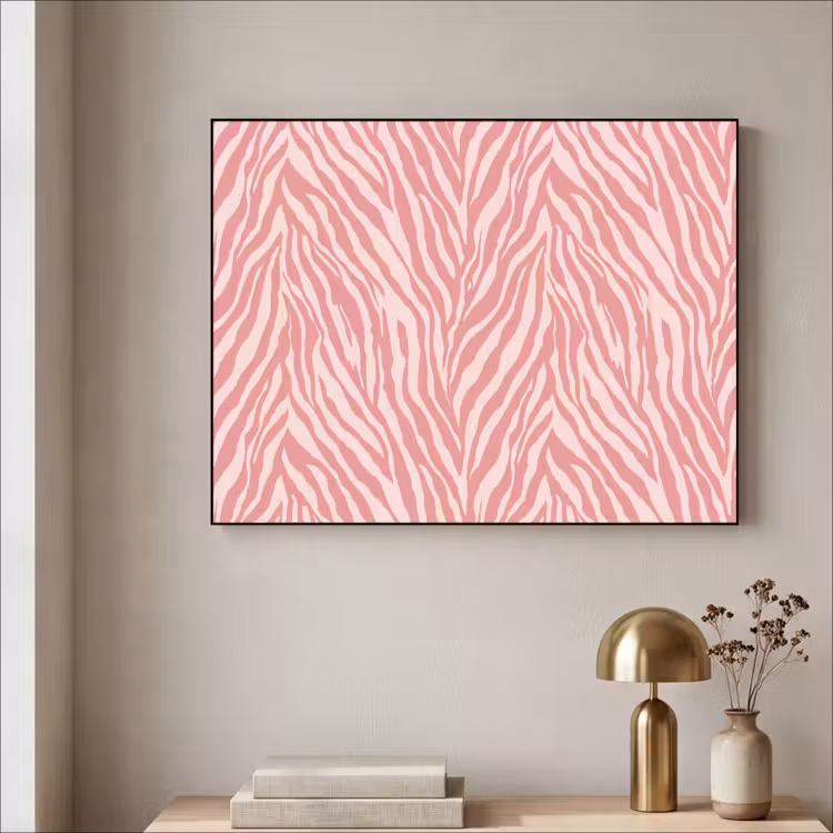Art Frame - Zebra - Print - Roze — 3
