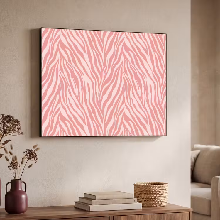 Art Frame - Zebra - Print - Roze — 4
