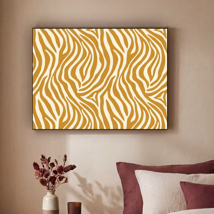 Art Frame - Zebra - Klassiek - Oker - Geel — 2