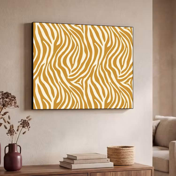 Art Frame - Zebra - Klassiek - Oker - Geel — 4