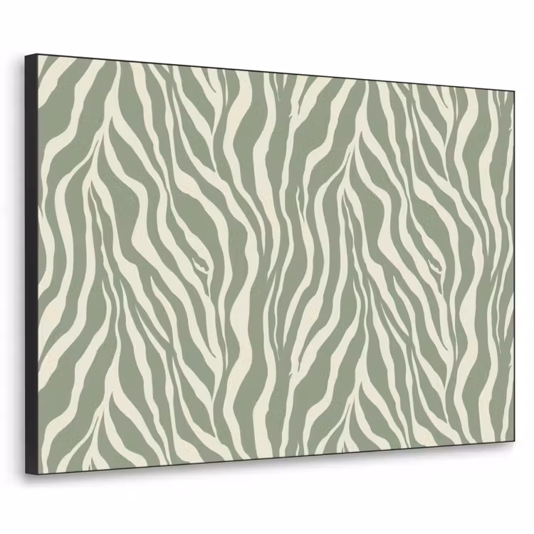 Art Frame - Zebra - Motief - Groen — 1