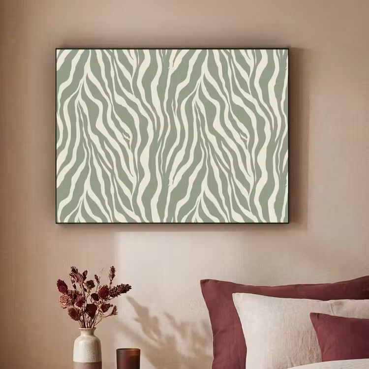 Art Frame - Zebra - Motief - Groen — 2