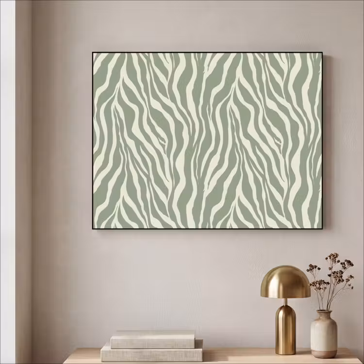 Art Frame - Zebra - Motief - Groen — 3
