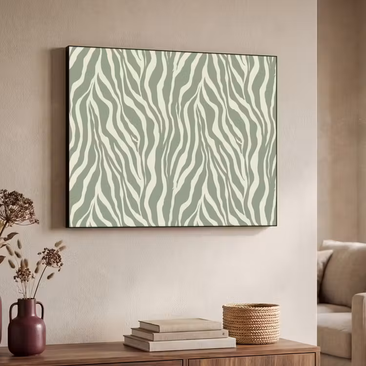 Art Frame - Zebra - Motief - Groen — 4