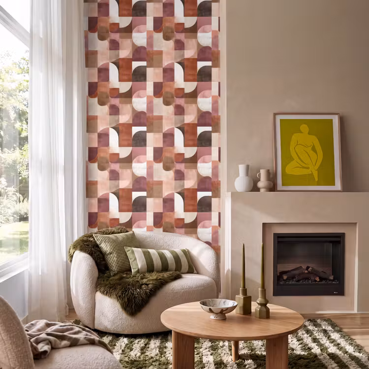 Behang - Geometrie - Modern - Retro — 1