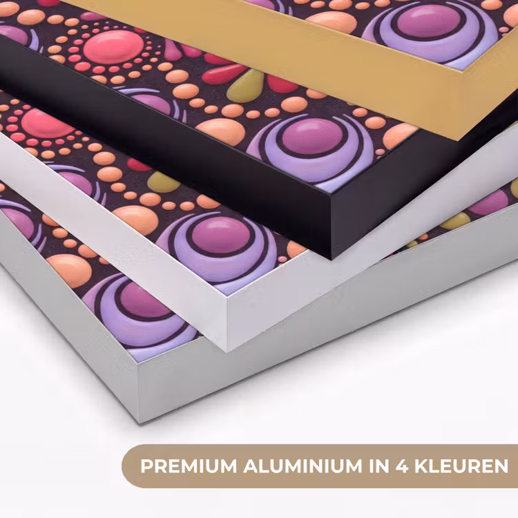 Art Frame - Patroon - Stippen - Abstract - Modern - Kleurrijk — 5