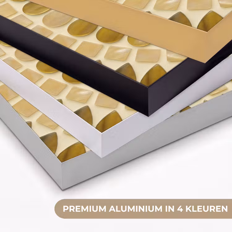 Art Frame - Patroon - Vormen - Mozaïek - Abstract - Goud — 5