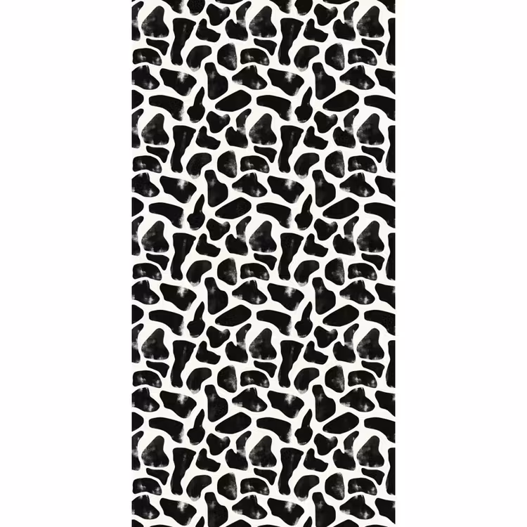 Behang - Dierenpatroon - Vlekken - Zwart - Wit — 2