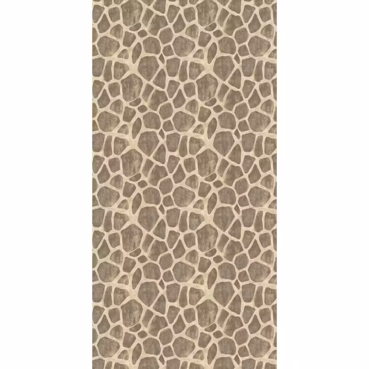 Behang - Giraf - Patroon - Beige - Bruin — 2