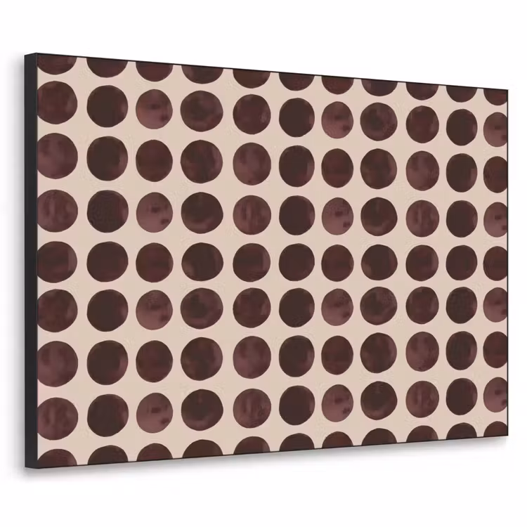 Art Frame - Stippen - Patroon - Bruin — 1