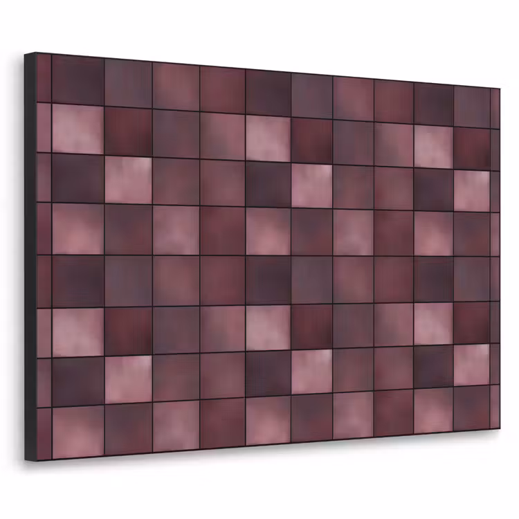 Art Frame - Vierkant - Tegel - Patroon - Paars — 1