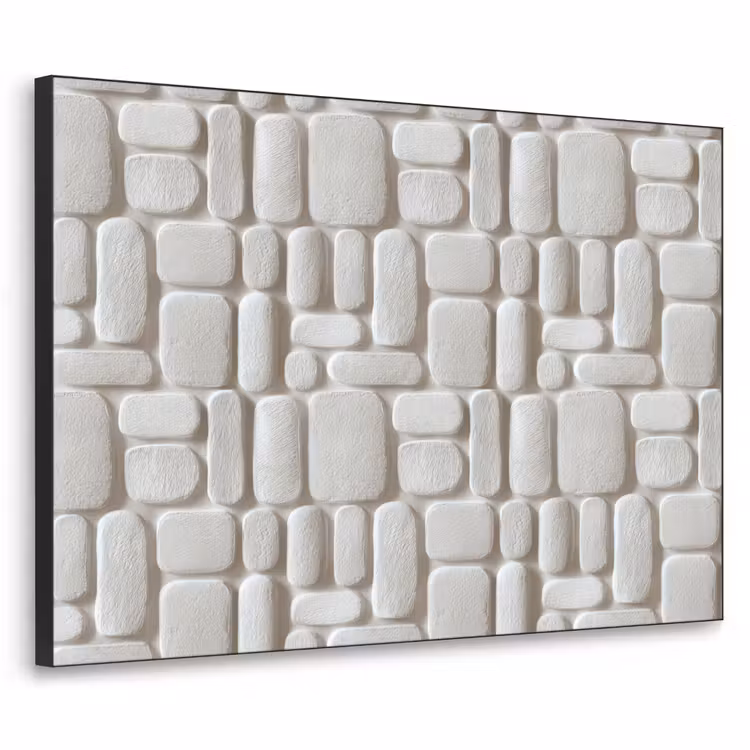 Art Frame - Reliëf - Structuur - Wit — 1