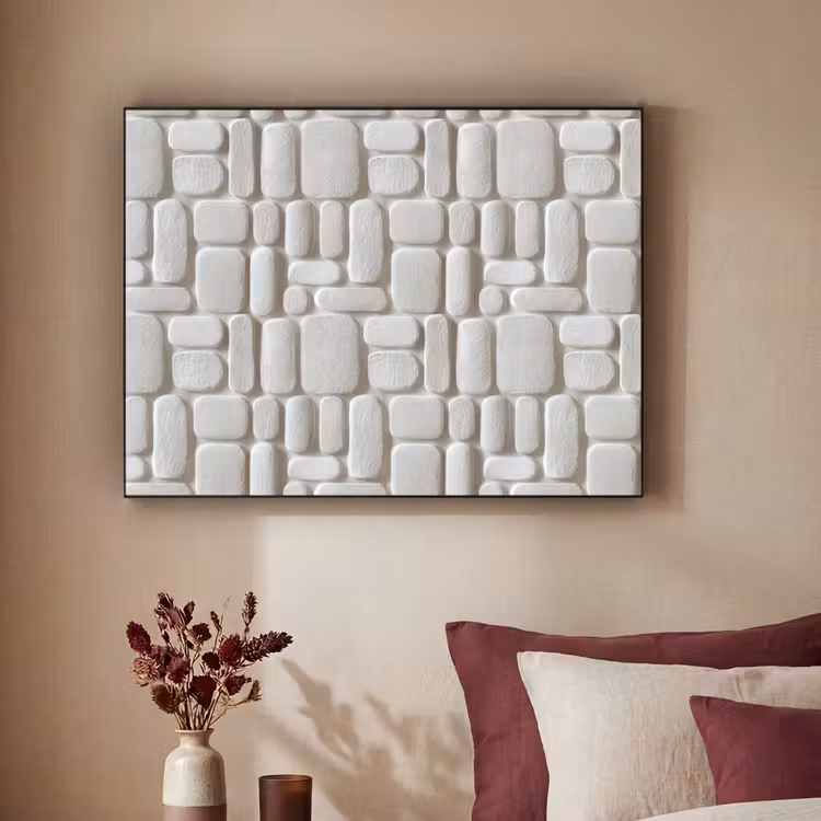 Art Frame - Reliëf - Structuur - Wit — 2