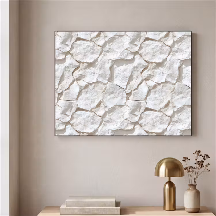 Art Frame - Structuur - Rots - Wit — 3