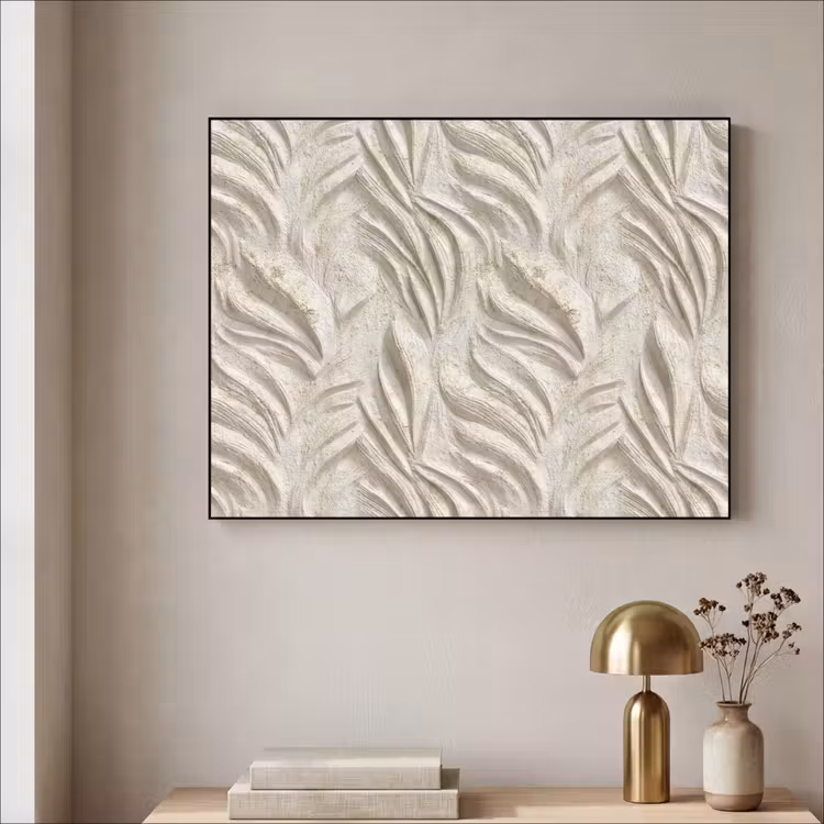 Art Frame - Textuur - Reliëf - Beige — 3
