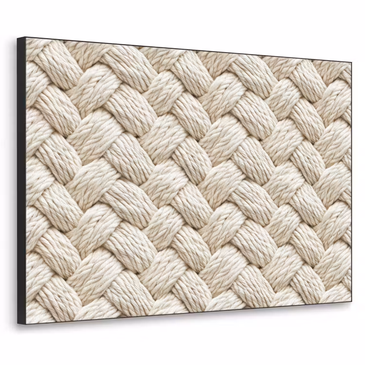 Art Frame - Touw - Gebreid - Beige — 1