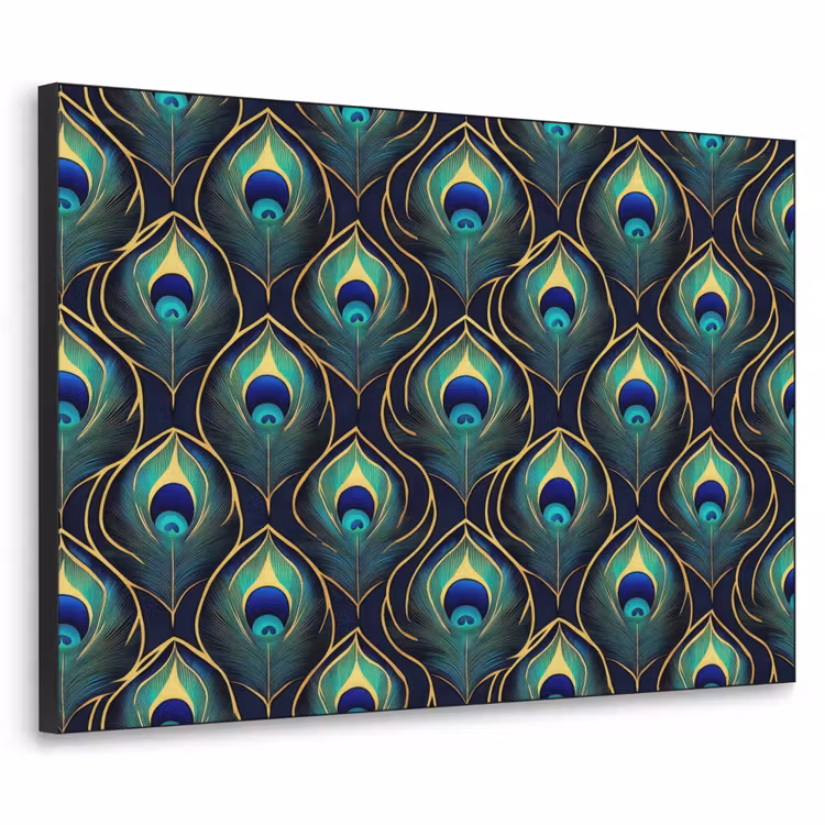 Art Frame - Pauw - Veren - Groen — 1