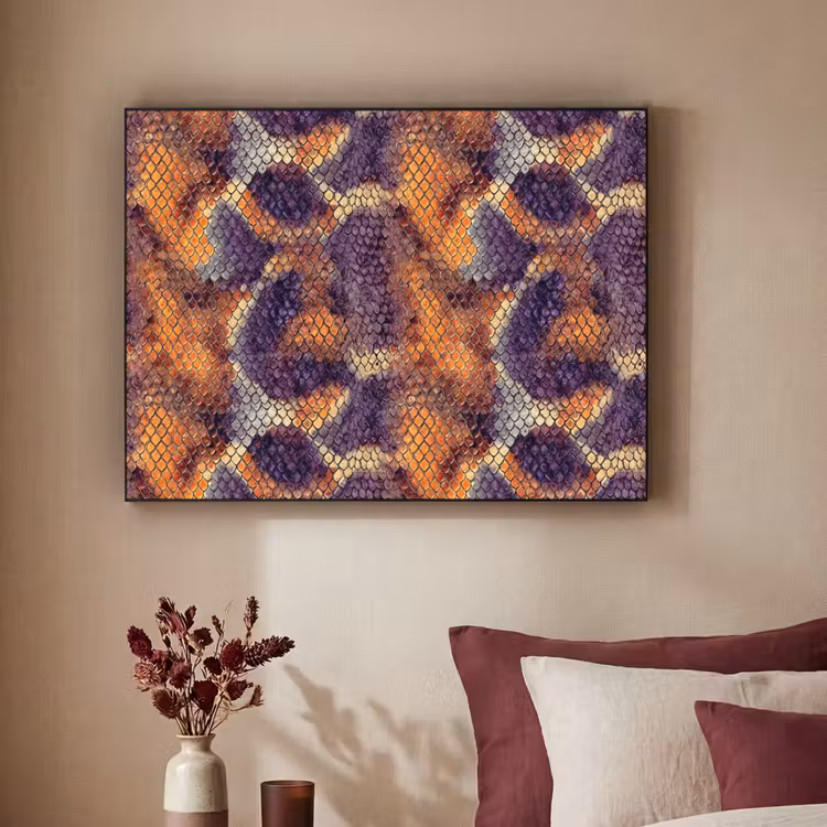Art Frame - Slang - Kleurrijk - Schubben — 2