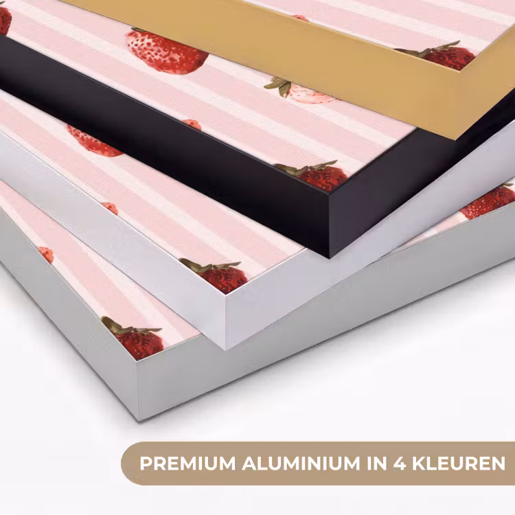Art Frame - Strepen - Aardbei - Roze — 5