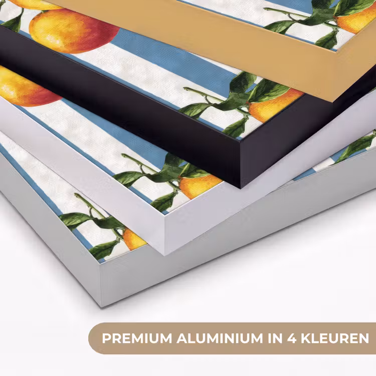 Art Frame - Strepen - Citroen - Blauw — 5