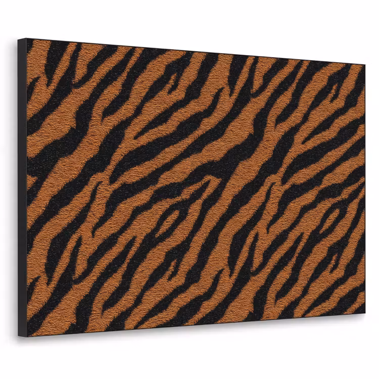 Art Frame - Tijger - Zwart - Vacht — 1