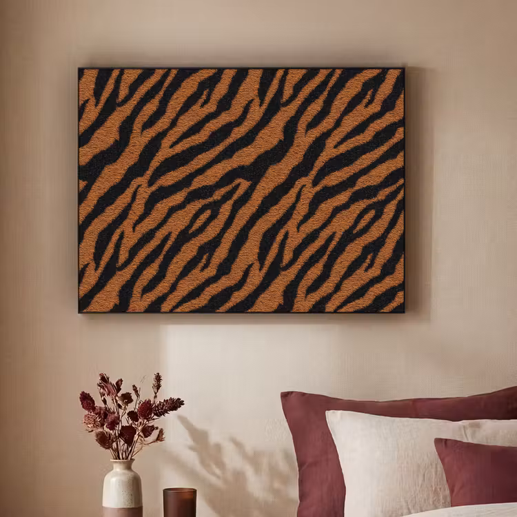 Art Frame - Tijger - Zwart - Vacht — 2