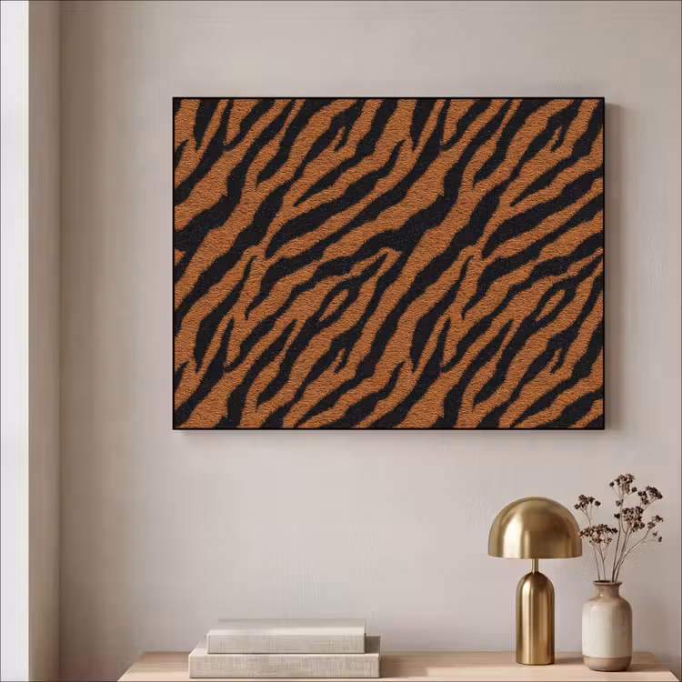 Art Frame - Tijger - Zwart - Vacht — 3