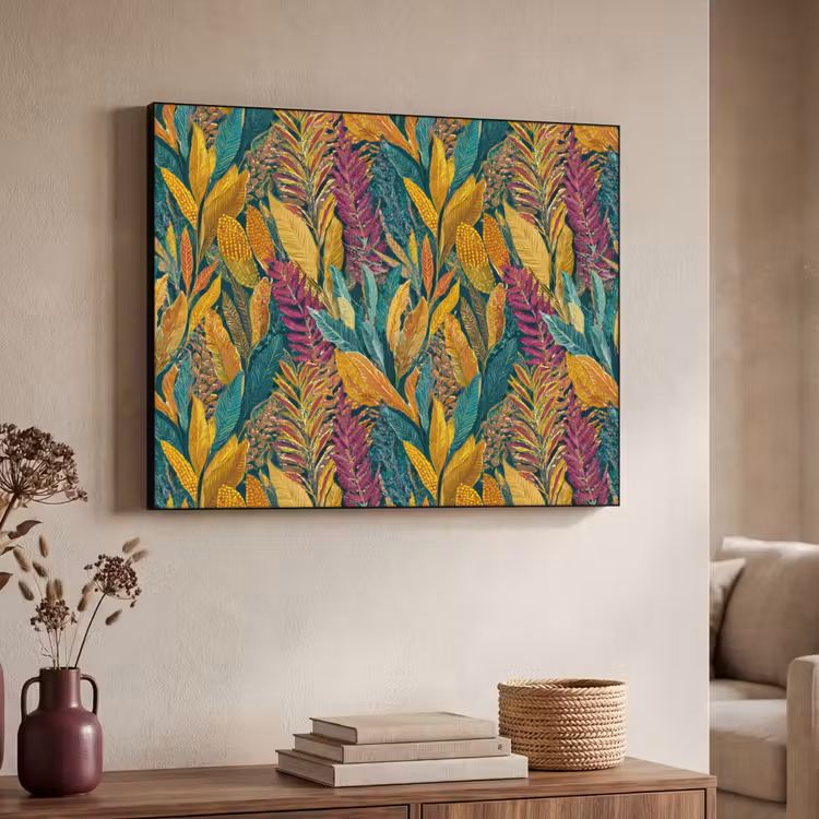 Art Frame - Tropische - Botanisch - Patroon - Kleurrijk - Exotisch — 4