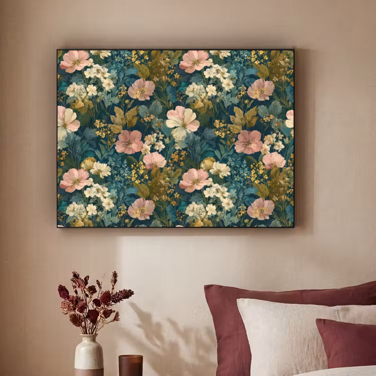 Art Frame - Wilde bloemen - Botanisch - Patroon - Roze - Romantisch — 2