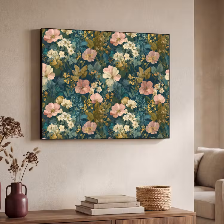 Art Frame - Wilde bloemen - Botanisch - Patroon - Roze - Romantisch — 4