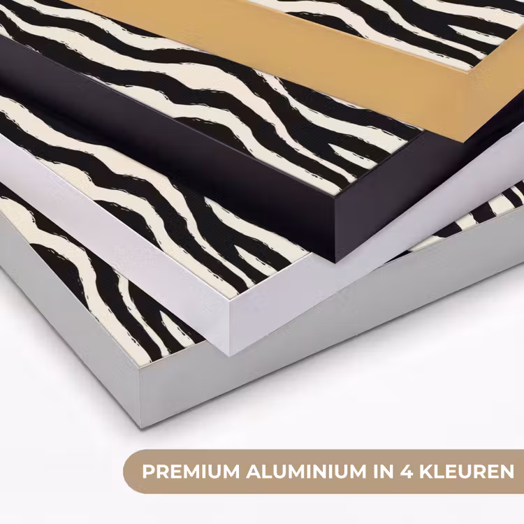 Art Frame - Zebra - Zwart - Abstract — 5
