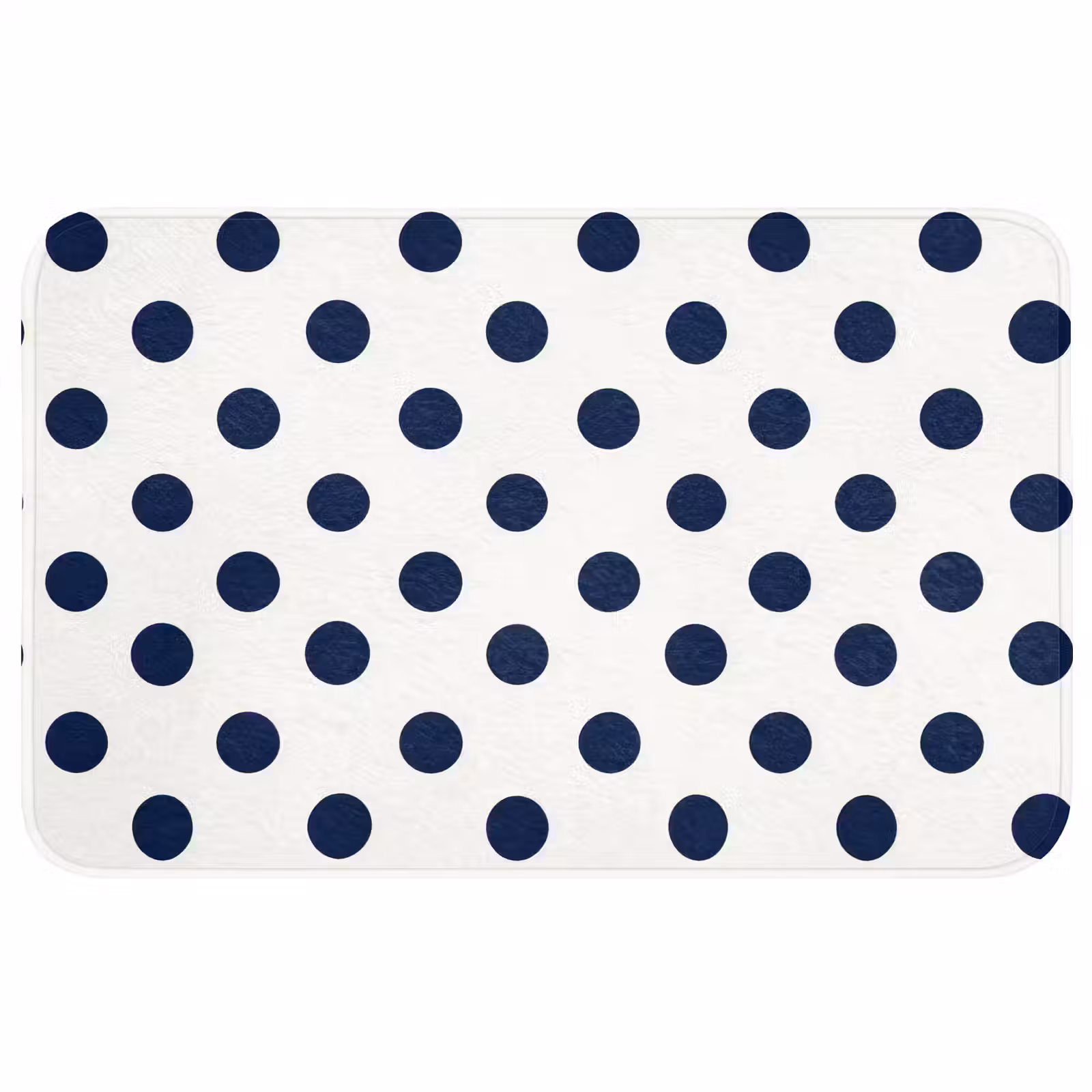 Badmat - Klassiek - Stippen - Blauw — 1