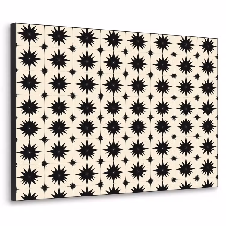 Art Frame - Stervormen - Geometrisch - Zwart — 1