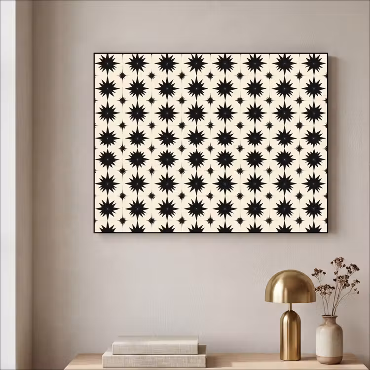 Art Frame - Stervormen - Geometrisch - Zwart — 3