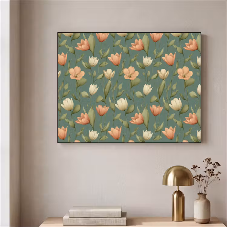 Art Frame - Tulpen - Botanisch - Groen — 3