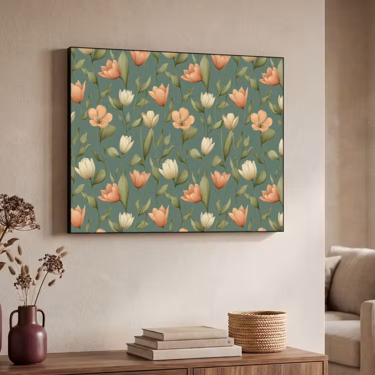 Art Frame - Tulpen - Botanisch - Groen — 4