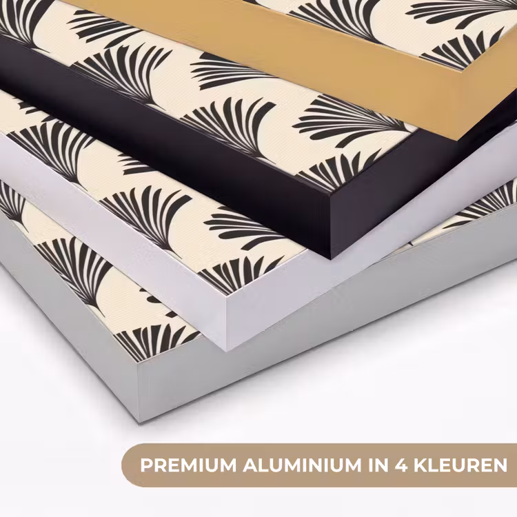 Art Frame - Waaiers - Botanisch - Zwart - Beige — 5