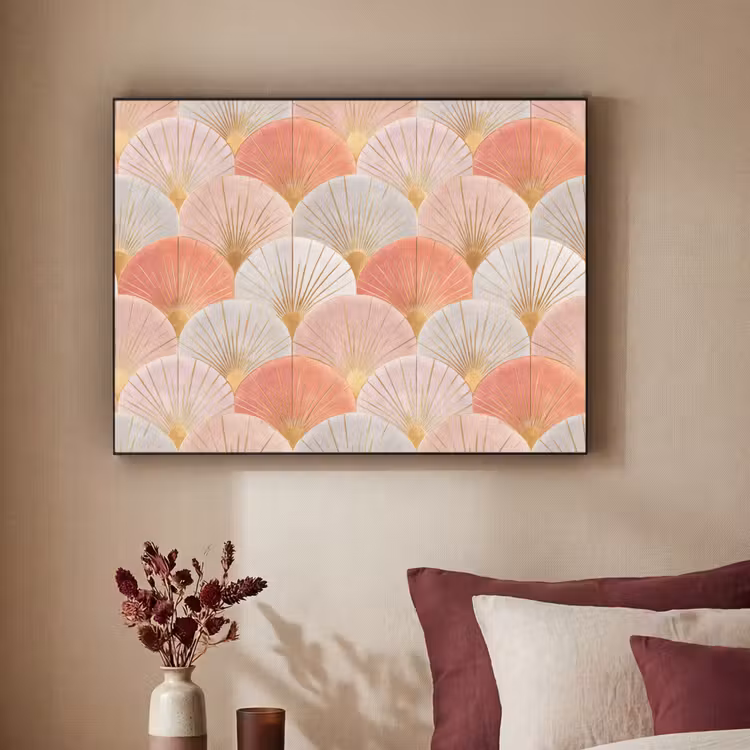 Art Frame - Waaiers - Goud - Roze — 2