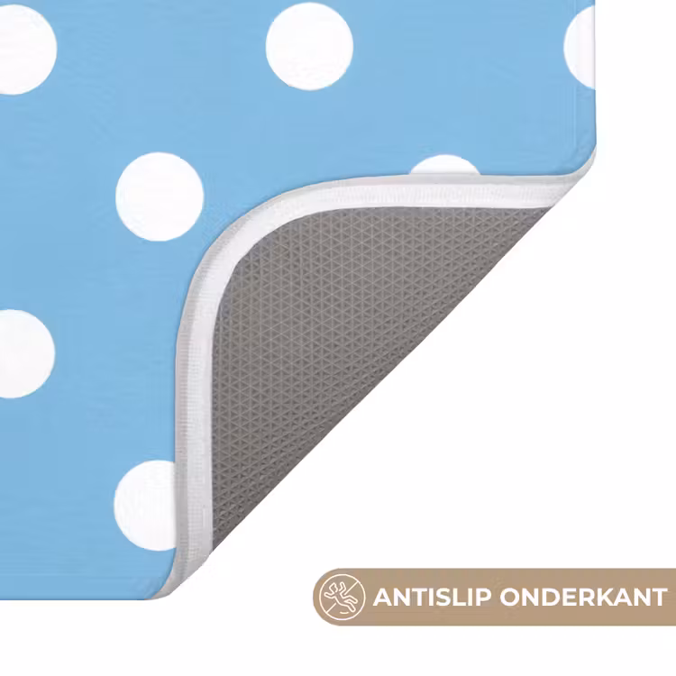 Badmat - Polka - Dots - Blauw — 3