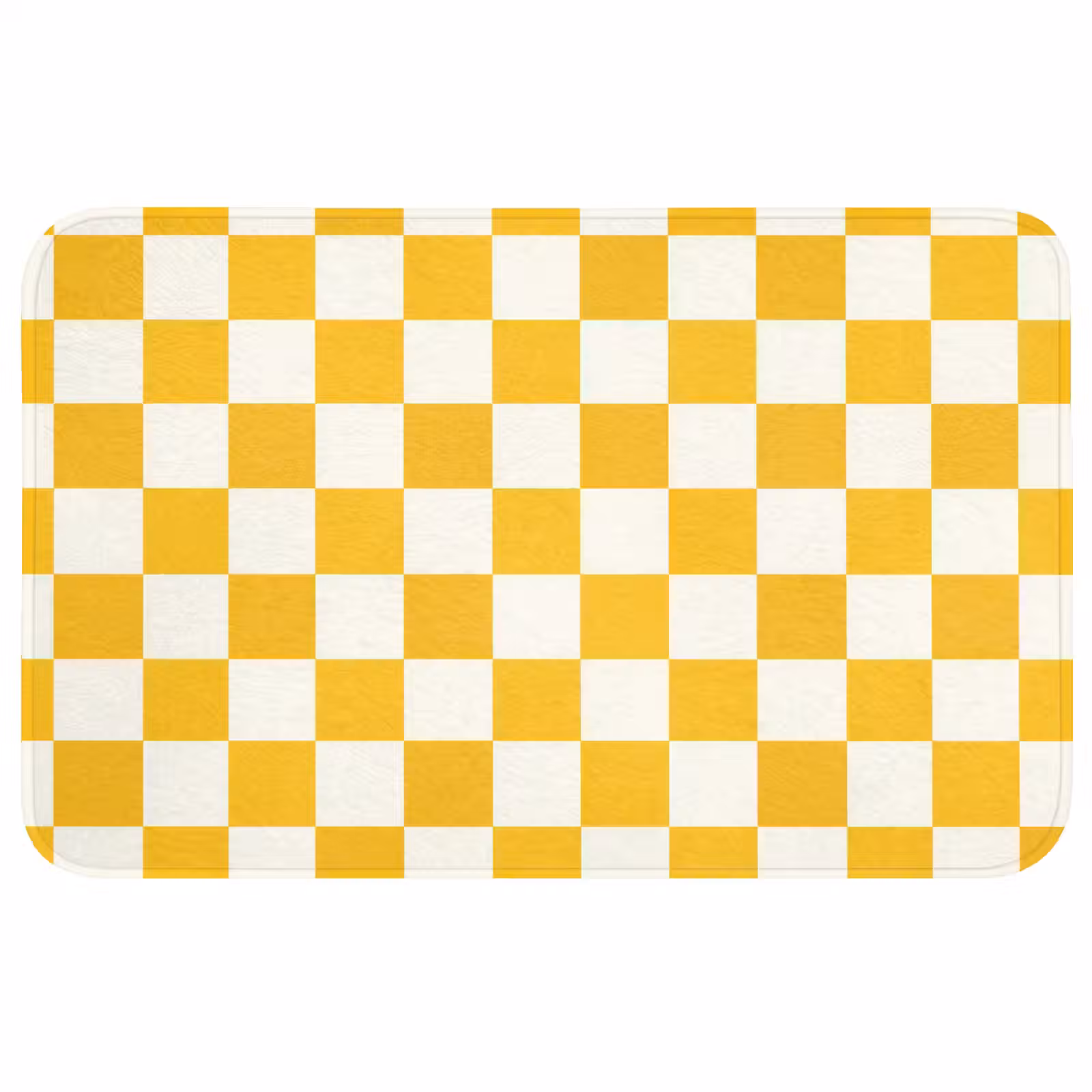 Badmat - Traditioneel - Patroon - Geel — 1