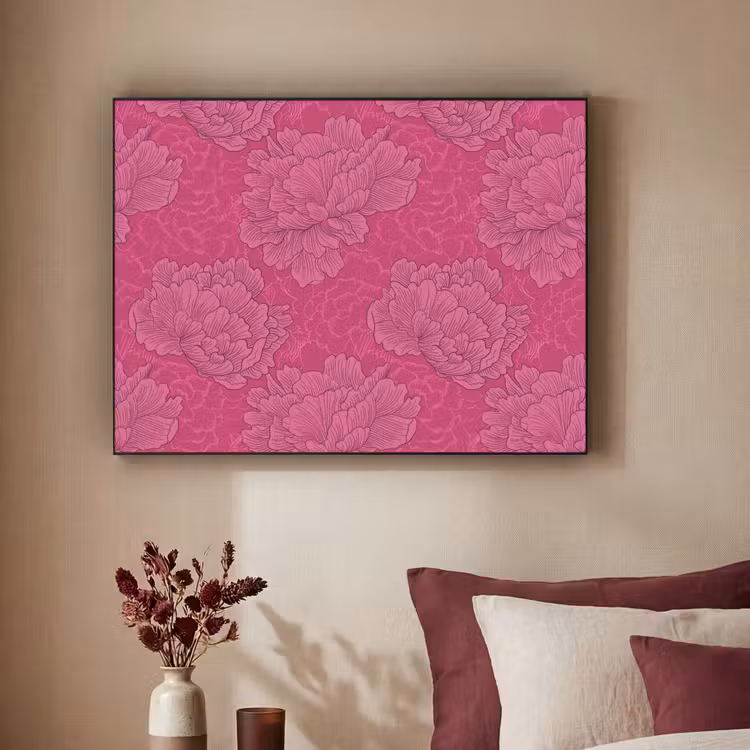 Art Frame - Pioenrozen - Energiek - Roze — 2