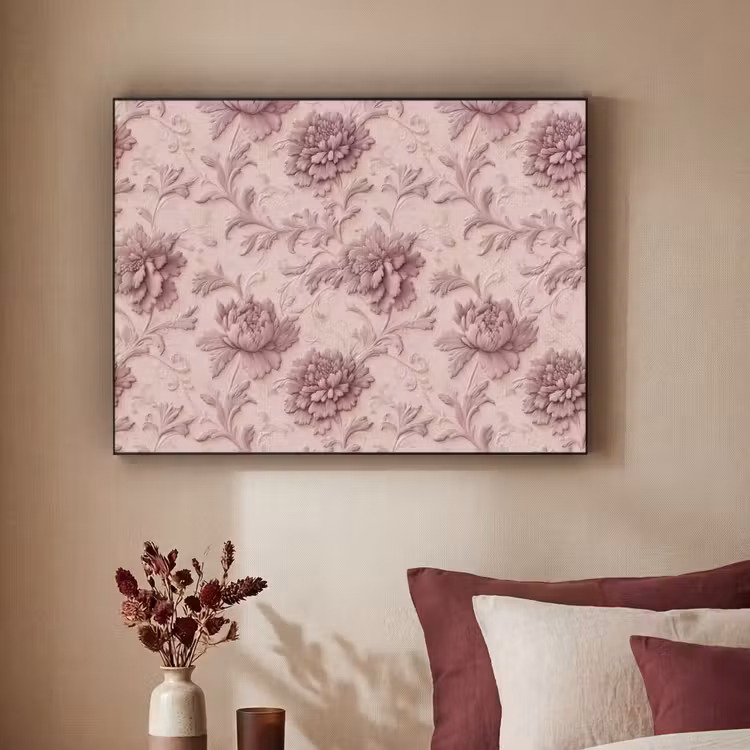 Art Frame - Reliëf - Pioenrozen - Roze — 2
