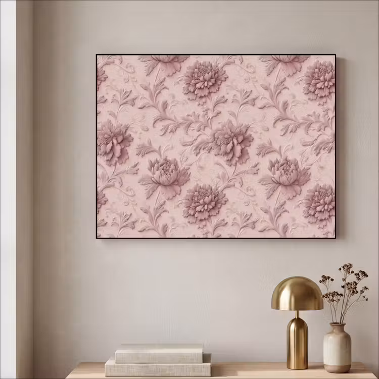 Art Frame - Reliëf - Pioenrozen - Roze — 3
