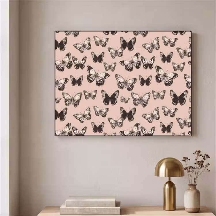 Art Frame - Tijdloos - Vlinders - Perzik — 3