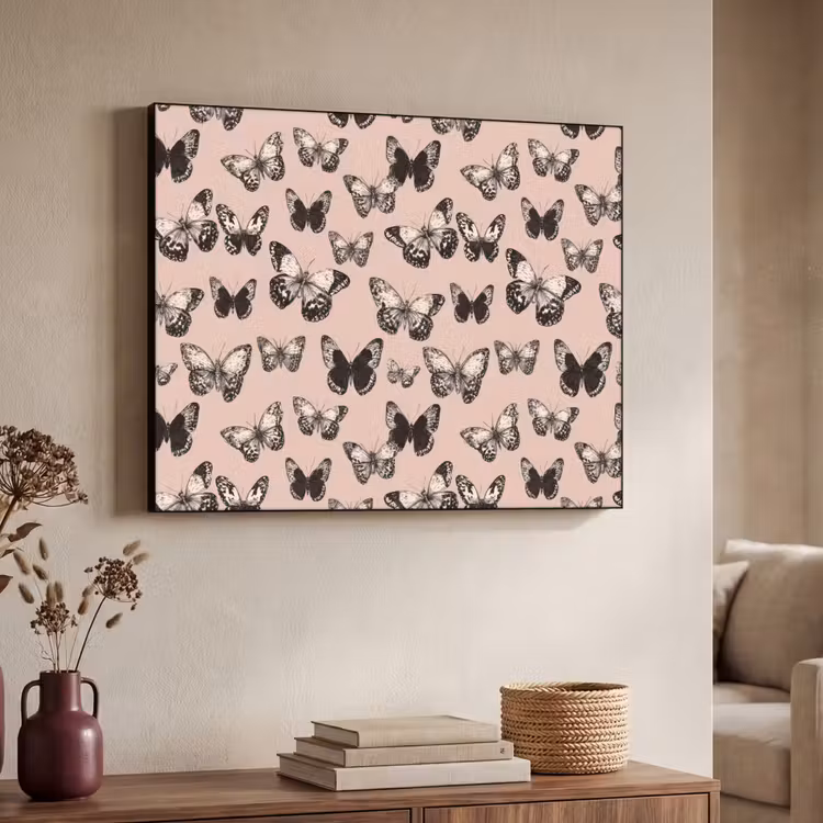 Art Frame - Tijdloos - Vlinders - Perzik — 4