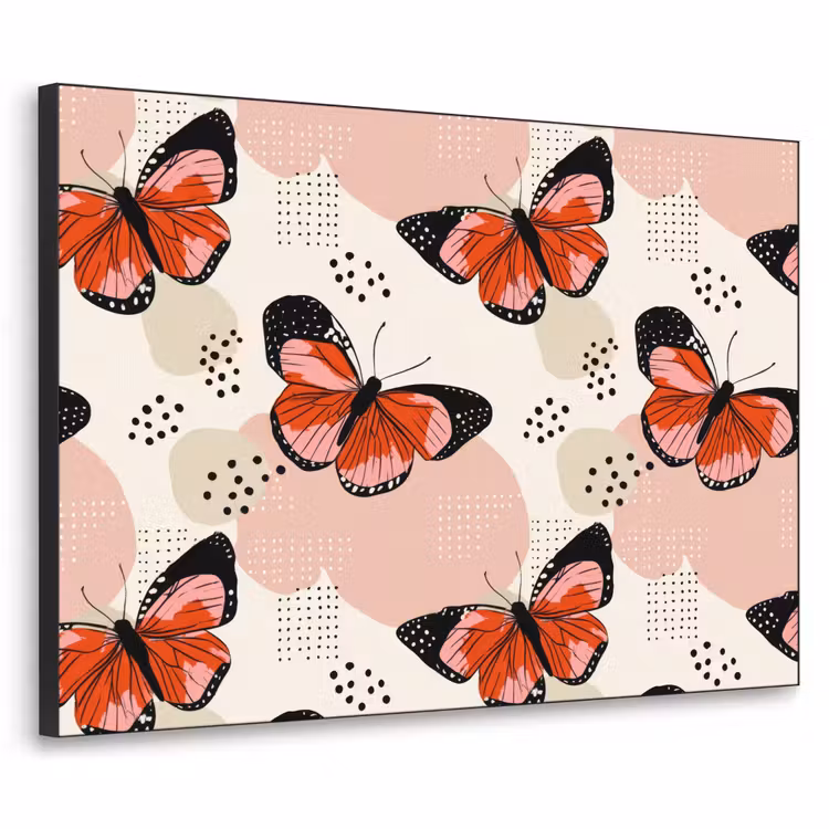 Art Frame - Vlinders - Retro - Kleurrijk — 1