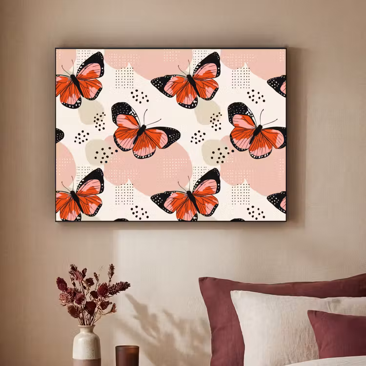 Art Frame - Vlinders - Retro - Kleurrijk — 2