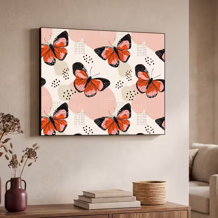 Art Frame - Vlinders - Retro - Kleurrijk — 4