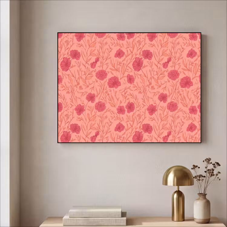Art Frame - Weidebloemen - Romantisch - Roze — 3
