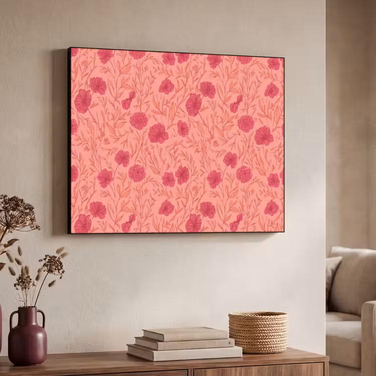 Art Frame - Weidebloemen - Romantisch - Roze — 4